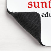 Tantum eruditi sunt liberi Lehrer-Mausunterlage Mousepad (Ecke)