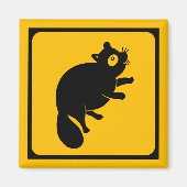 Tanuki Crossing! japanisches Straßennetz Magnet (Vorne)