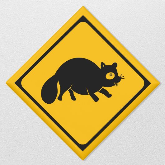 Tanuki Crossing! japanisches Straßennetz Magnet