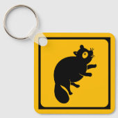 Tanuki Crossing! japanisches Straßennetz Schlüsselanhänger (Vorderseite)