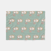 Tanuki Fleece Blanket (Vorderseite (Horizontal))