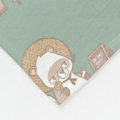 Tanuki Fleece Blanket (Ecke)