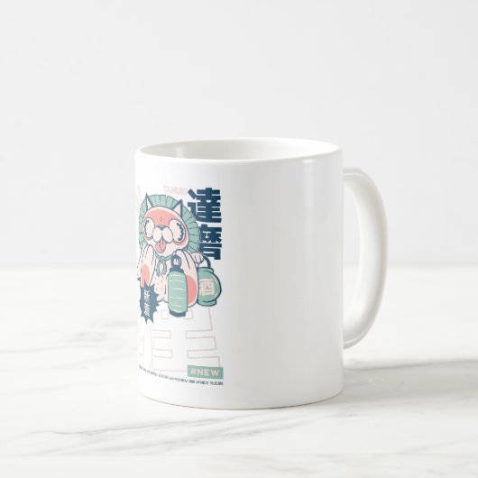 TANUKI Japanisch YOKAI Kaffeetasse (VorderseiteRechts)