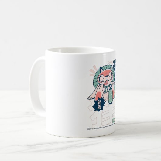 TANUKI Japanisch YOKAI Kaffeetasse (Vorderseite Links)