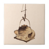 Tanuki Kessel Fliese (Vorderseite)