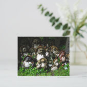Tanuki Postkarte (Stehend Vorderseite)