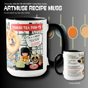 TANUKI-TEEPARTY Chow Art Muse Rezept Tasse