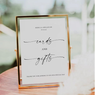 TANYA   Karten & Geschenke Podest Hochzeitsschild Sockelschild
