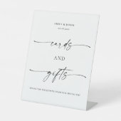 TANYA | Karten und Geschenke Pedestelle für Hochze Sockelschild (Vorderseite)