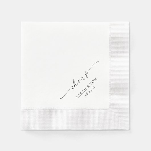 TANYA | Personalisierte Hochzeit Napkins Serviette (Vorderseite)