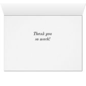 Tanyard Creek Wasserfall im Herbst Dankeschön Kart (Innenansicht Horizontal (Unten))