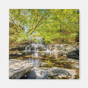 Tanyard Creek Wasserfall im Herbst Magnet
