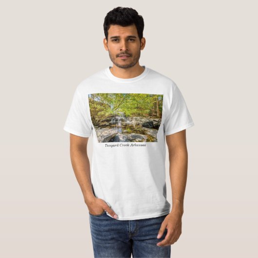 Tanyard Creek Wasserfall im Herbst T - Shirt (Vorne ganz)