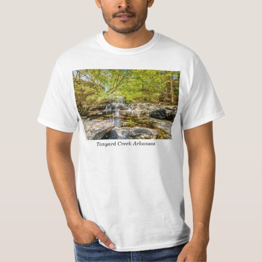 Tanyard Creek Wasserfall im Herbst T - Shirt (Vorderseite)