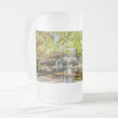 Tanyard Creek Wasserfall im Mattierten Fall Mattglas Bierglas (Vorderseite Links)