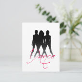 Tanz1 Postkarte (Stehend Vorderseite)