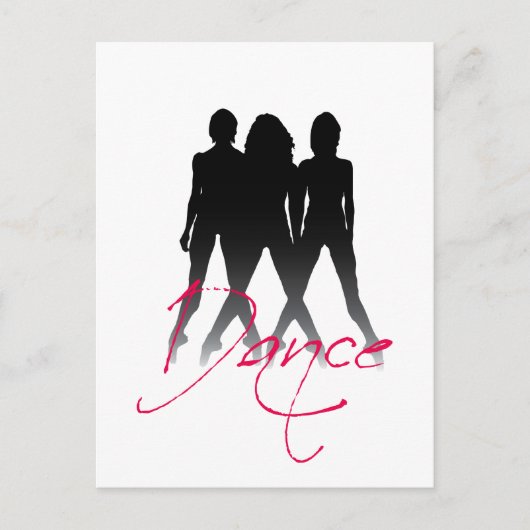 Tanz1 Postkarte (Vorderseite)