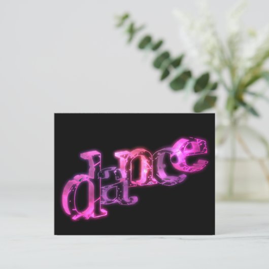 Tanz 02 postkarte (Stehend Vorderseite)