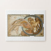 Tanz (1898), Alphonse Mucha Jugendstil Puzzle (Horizontal)