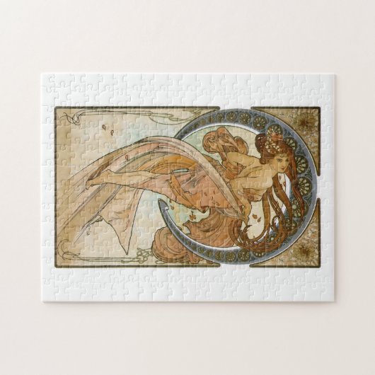 Tanz (1898), Alphonse Mucha Jugendstil Puzzle (Horizontal)