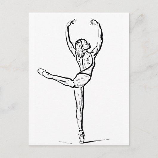 Tanz 1 postkarte (Vorderseite)