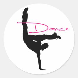 Tanz_1 Runder Aufkleber