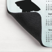 Tanz 2026 Kalender Mousepad (Ecke)