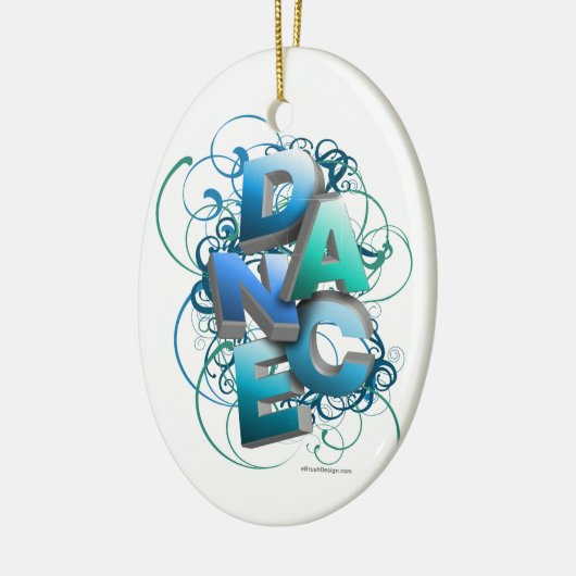 Tanz 3D (Frühling) Keramikornament (Links)