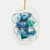 Tanz 3D (Frühling) Keramikornament (Vorne)