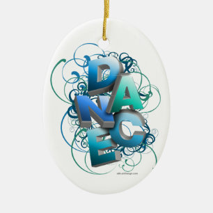 Tanz 3D (Frühling) Keramikornament