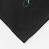 Tanz 3D (Frühling | personalisiert) Fleecedecke (Ecke)