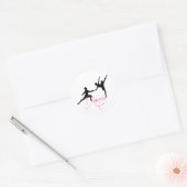 Tanz_4 Runder Aufkleber (Umschlag)