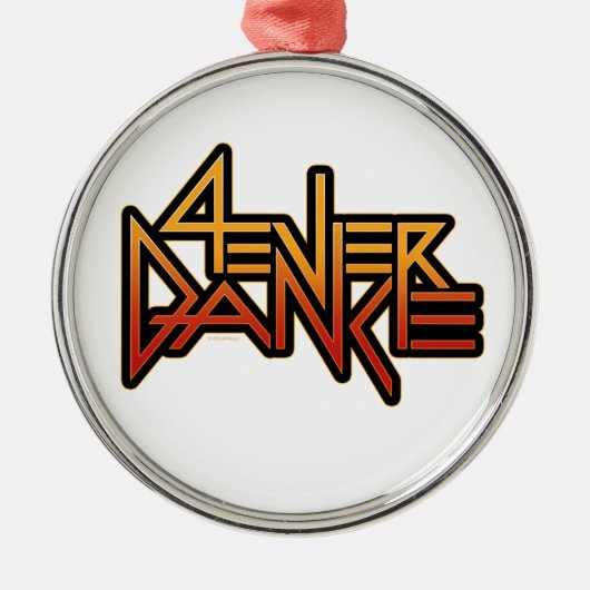 Tanz 4ever ornament aus metall (Vorne)