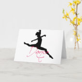 Tanz_6 Karte (Gelbe Blume)