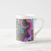"Tanz" Abstrakt Porzellantasse (Rechts)