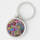 "Tanz" Abstrakt Schlüsselanhänger (Vorne)