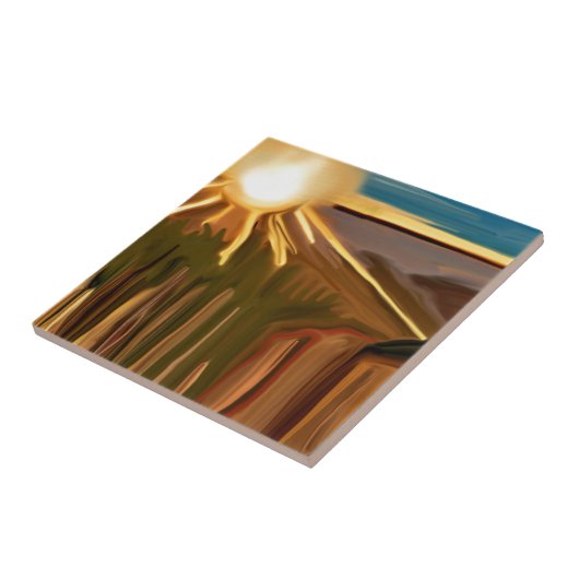 Tanz Abstrakte Kunst des Kacti Fliese (Seite)