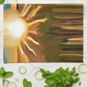 Tanz Abstrakte Kunst des Kacti Küchentuch (Gefaltet)