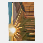 Tanz Abstrakte Kunst des Kacti Küchentuch (Vertikal)