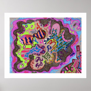 "Tanz" Abstrakte Kunst Poster