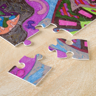 "Tanz" Abstrakte Kunst Puzzle