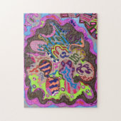 "Tanz" Abstrakte Kunst Puzzle (Vertikal)