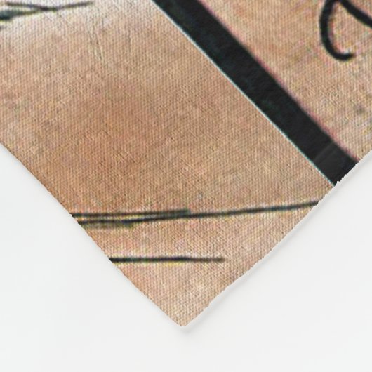 Tanz Alfons Muchas 1898 Fleecedecke (Ecke)