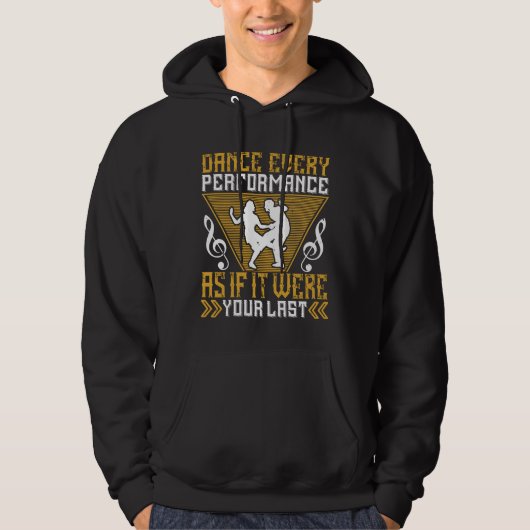 Tanz, als wäre es dein letzter hoodie (Vorderseite)