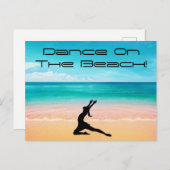 Tanz am Strand - Sand & Ocean Postkarte (Vorne/Hinten)