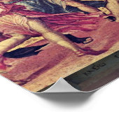 Tanz Apollo mit den Musen von Romano Giulio Poster (Ecke)