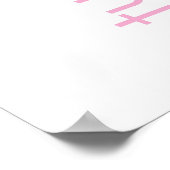 Tanz auf Pointe Poster (Ecke)