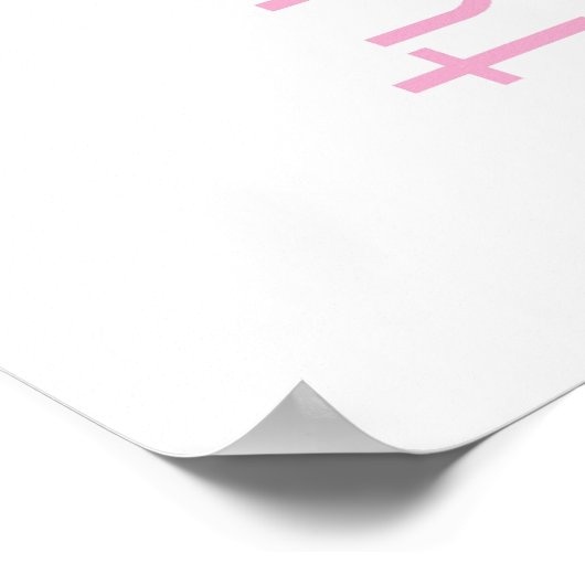 Tanz auf Pointe Poster (Ecke)