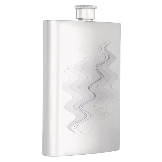 Tanz aus Weiß Flachmann (Rechts)