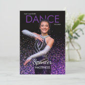 Tanz-Autogrammkarte Glitter-Showcase Tänzer Karten (Stehend Vorderseite)
